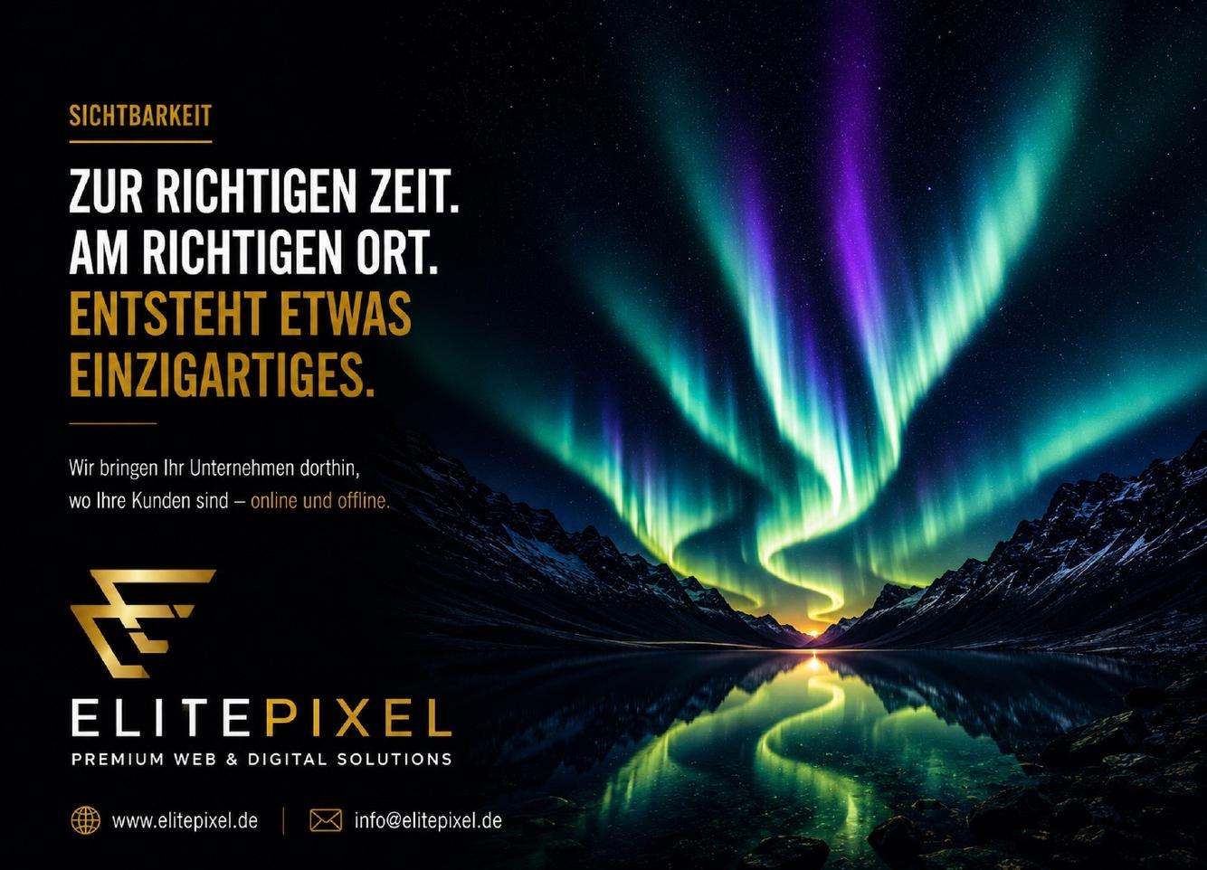 Elitepixel Postkarte — Polarlicht