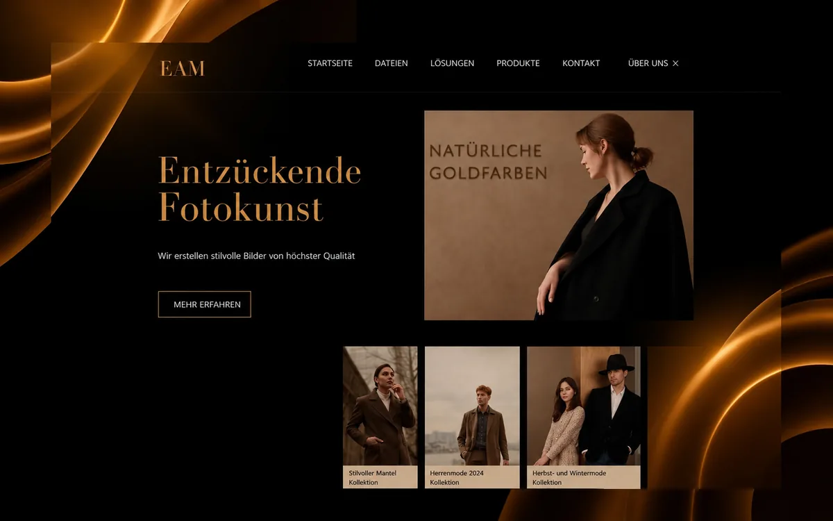 Atelier Noir — Referenzprojekt aus den Bereichen Brand · Web
