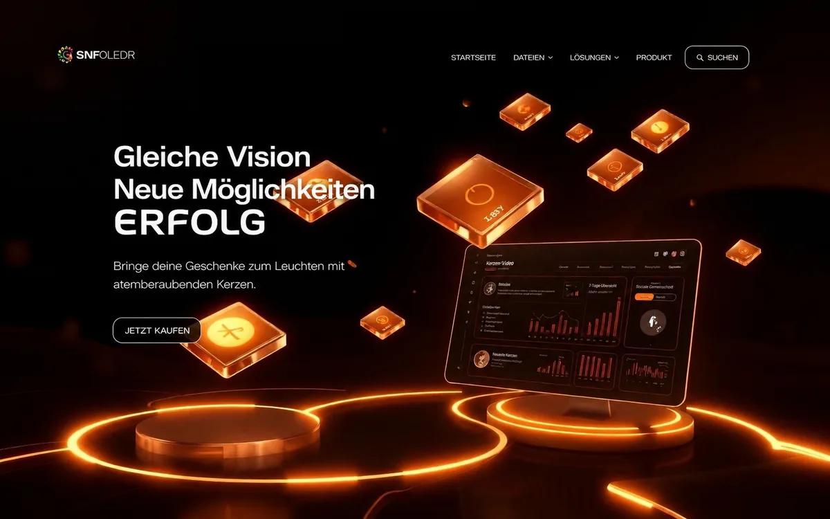 Quantum Flow — Referenzprojekt aus den Bereichen Web · 3D